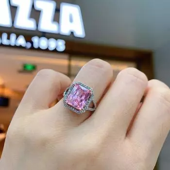 Ювелирные изделия Ретро имитация розового бриллианта кулон в форме капли воды, серьги-гвоздики, ожерелье, женское красочное сокровище