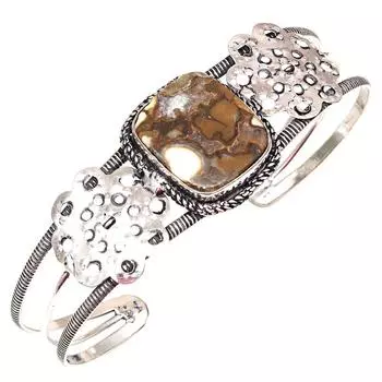 Ювелирные изделия ручной работы из драгоценных камней Rock Calci, браслеты-манжеты 7 дюймов, регулируемые