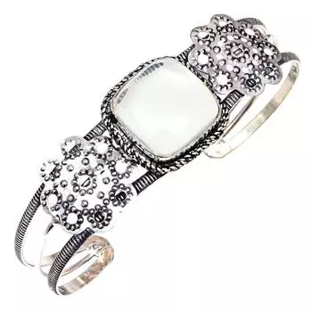 Ювелирные изделия ручной работы из молочного огненного опала, браслеты-манжеты 7 дюймов, регулируемые