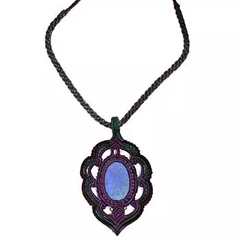 Ювелирные изделия ручной работы из нитей макраме с драгоценными камнями 20-36 Ad Wild Horse Jasper