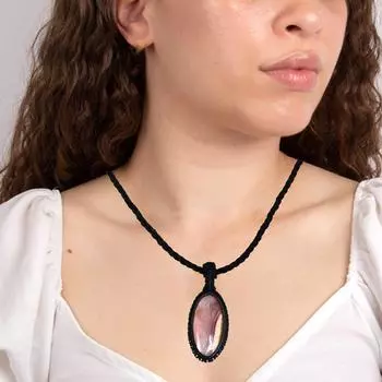 Ювелирные изделия ручной работы из нитей макраме с драгоценными камнями 20-36 Ad Wild Horse Jasper