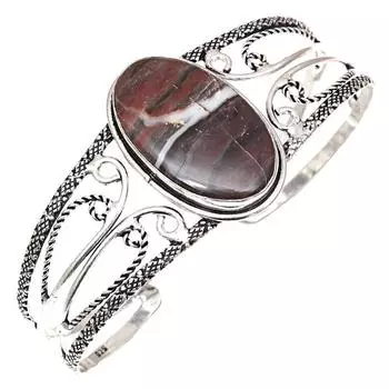 Ювелирные изделия ручной работы из яшмы Septerian, браслеты-манжеты 7 дюймов, регулируемые