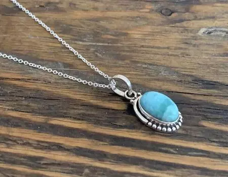 Ювелирные изделия ручной работы из стерлингового серебра 925 пробы со спящим бирюзовым драгоценным камнем 14.05mm-22.33mm синий