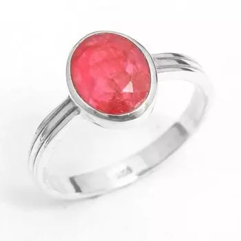 Ювелирные изделия ручной работы, кольцо с кашмирским рубином, серебряное кольцо, серебро 925 пробы, подарки для нее 4 красный