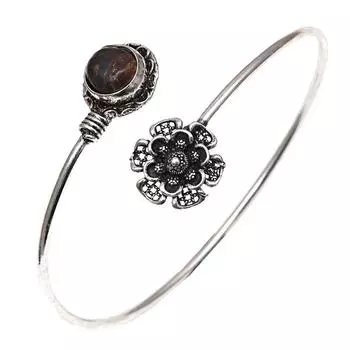 Ювелирные изделия ручной работы с драгоценными камнями тигровый глаз, браслеты-манжеты 7 дюймов, регулируемые