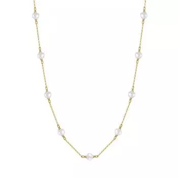 Ювелирные изделия S925 стерлингового серебра ожерелье натуральный пресноводный жемчуг мода 925