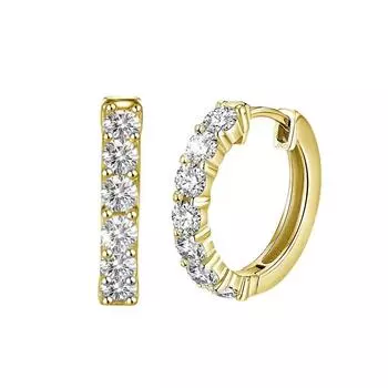 Ювелирные изделия Серьги из стерлингового серебра S925 Женские маленькие ароматные серьги с цирконом