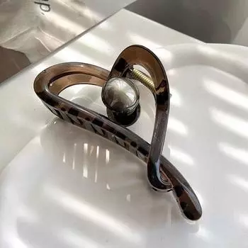 Ювелирные изделия Сердце Заколки для волос Коготь Шпилька Французская элегантность Акула Заколка Аксессуар для укладки волос testudinarious