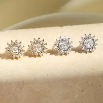 Ювелирные изделия своими руками, аксессуары, форма листа и цветка, модное ожерелье из кристаллов циркония, серьги, кулон, медь, сохранение цвета, гальваническое покрытие