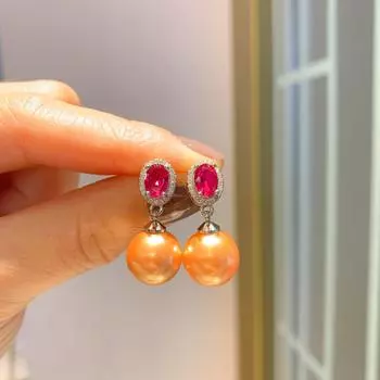 Ювелирные изделия TikTok Новые серьги-гвоздики с жемчугом серьги с инкрустацией из циркония жемчужные серьги