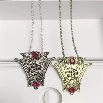 Ювелирные изделия Вампир Сумерки Новолуние Пики Башня Часы Ожерелье Античная бронза с покрытием Винтаж серебряный