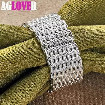 Ювелирные изделия в виде кольца из стерлингового серебра 925 пробы с переплетенной паутиной MR077-6#