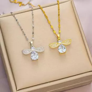 Ювелирные изделия в виде ожерелья «Бабочка-пчела»