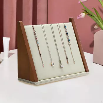 Ювелирные изделия витрина реквизит ювелирный прилавок демонстрационный реквизит износостойкий антицарапающий держатель бежевый