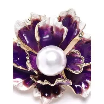 Ювелирные изделия YouBella, новейшая стильная брошь унисекс с цветочным принтом и кристаллами для свадьбы/вечеринки для женщин/девочек/мужчин