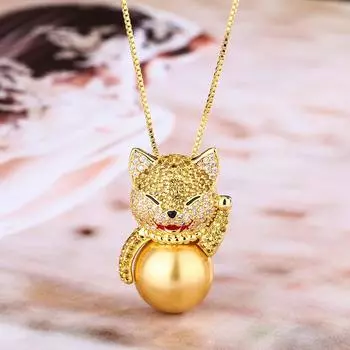 Ювелирные изделия Жемчужное ожерелье Лояльность Сиба Ину Ао Белый жемчуг Наньян Жемчуг Платина Серый бисер Ожерелье