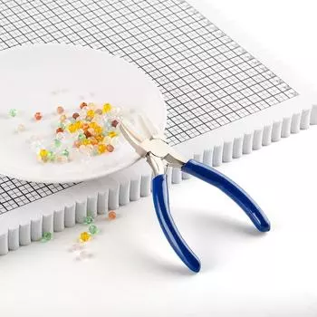 Ювелирные щипцы Плоскогубцы для выпрямления проволоки Плоскогубцы с нейлоновыми губками Плоскогубцы для бисероплетения Плоскогубцы для придания формы проволоке, подходящие для изготовления ювелирных изделий