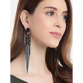 Ювелирные серьги для женщин Серьги ручной работы с кисточками и кристаллами для девочек и женщин