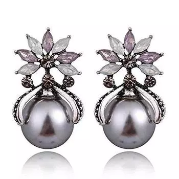 Ювелирные серьги для женщин Серьги-гвоздики с кристаллами для девочек и женщин