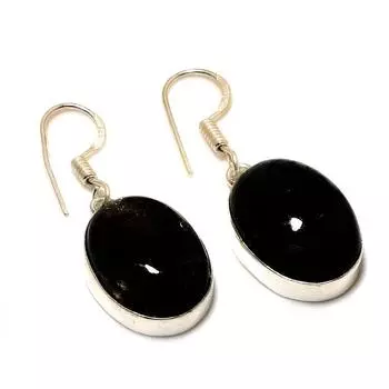 Ювелирные серьги ручной работы с драгоценным камнем Лабрадорит 925 пробы, посеребренные, 1,32 дюйма