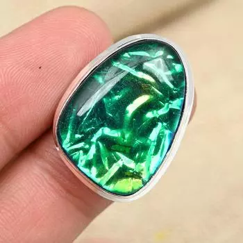 Ювелирные украшения ручной работы из синего австралийского тройного опала из стерлингового серебра 925 пробы 4 синий