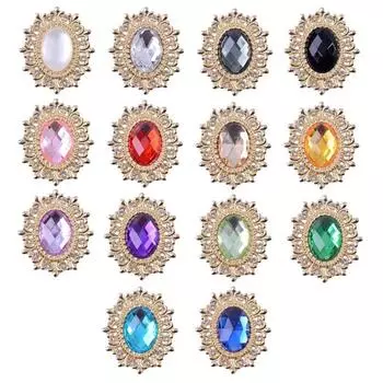 Ювелирный декор, мельчайшая поверхность, стразы, пуговица с плоской нижней частью для рукоделия, аксессуары для одежды белый