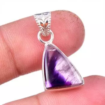 Ювелирный кулон из стерлингового серебра 925 пробы с натуральным какоксенитом, 1,25 дюйма, f3L47