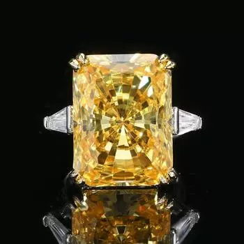 Ювелирный кулон Redeen Cut Yellow Diamond, основной камень 15 * 20