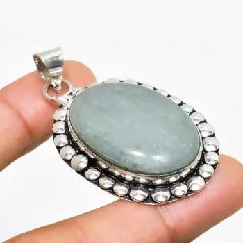 Ювелирный кулон ручной работы с каммереритом 925 пробы, посеребренный, 2,00 дюйма 2.00 фиолетовый