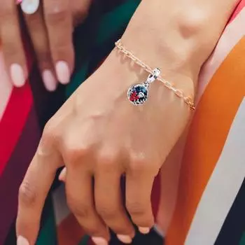 Ювелирный кулон Yousheng, разные формы, полированная посеребренная медь, европейский шарм, ожерелье, брелок, подвеска, сумка, украшение своими руками, шарм D