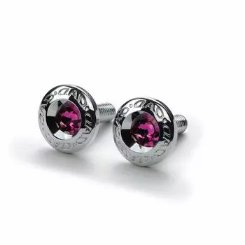 Ювелирный номерной знак Эмблема II Фуксия DAD (2 куска) СБ183-07