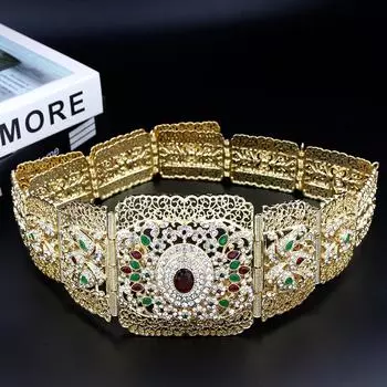 Ювелирный пояс золотого цвета, свадебный пояс с кристаллами, цепочка для тела, ювелирные изделия для невесты белый