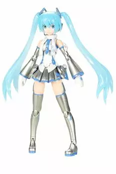 Juya Frame Arms Girl Frame Music Girl Snow Miku Высота 150 мм Немасштабная пластиковая модель FG068 прибл. синий