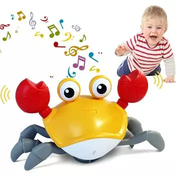 JUYEE Crab 1 2 3 4 5 Движущийся Ползающий Обучающий Ползающий Датчик Функция Избегания Препятствий Игрушка, Младенец, Дети, Год, Годы, Годы, Годы, Годы,