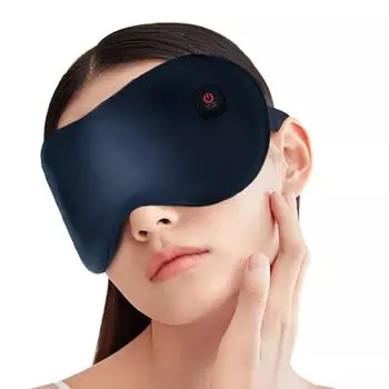 JUYEE Hot Eye перезаряжаемый USB Eye беспроводной хороший сон день рождения популярный для температуры автоматическая маска затемнения питания, маска, шелк, хороший, подарок, женщины, тёмно-синий