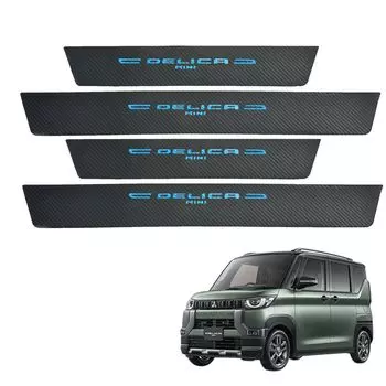 JuYuna Innovative Mitsubishi New Delica Mini Suff Plate Подходит для всех Delica mini B3 B34A B35A B37A B38A 2023 Защитная наклейка на боковую подножку