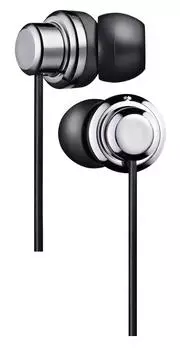 JVC Canal earphones with remote silver HA-FR8-S control,