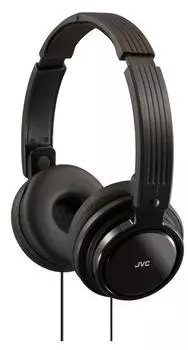JVC герметичные наушники складные DJ молодежная модель черные HA-S200-B чёрный