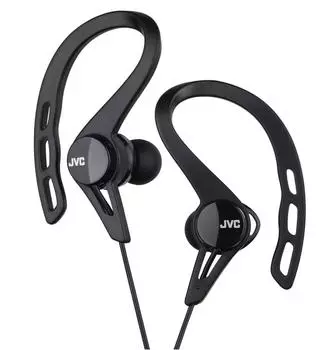 JVC HA-EXC25-B Наушники-вкладыши с защитой от брызг для спорта, черные