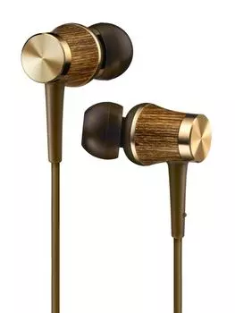 JVC Kenwood Canal Earphone WOOD Series High Resolution Compatible Brown N_W HA-FW7-T