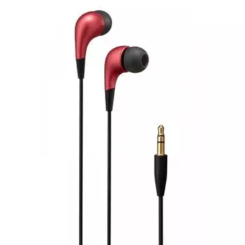 JVC Kenwood HA-FX6-R Канальные наушники Легкий Компактный Корпус Красный