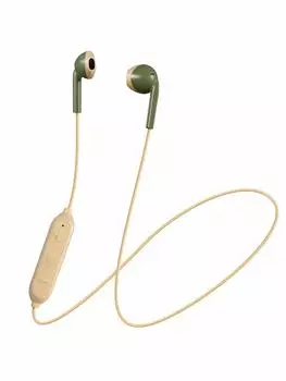 JVC Kenwood JVC Беспроводные наушники Bluetooth с пультом дистанционного управления и легкой конструкцией Khaki x Beige HA-F15BT-GC совместимые/Открытого типа/Открытого типа/С