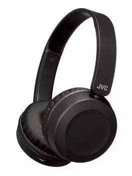JVC Kenwood JVC Беспроводные наушники Bluetooth с поддержкой часов непрерывной работы и микрофоном с усилением басов для HA-S48BT-B совместимы/17 воспроизведений/оборудованы