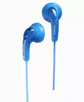 JVC Kenwood JVC Наушники проводные внутренние вкладыши Gummiphone Blue HP-F140-A синий
