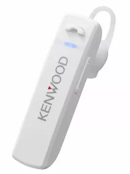 JVC Kenwood KENWOOD Одно ухо Bluetooth Continuous Call Примерно 23 Совместимо как с левым, так и с правым для телеработы и видео Белый KH-M300-W белый