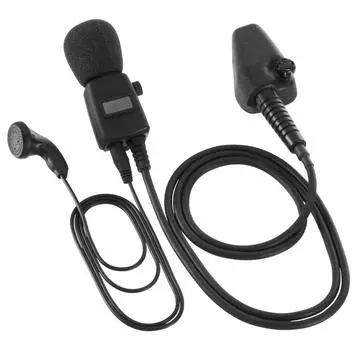 JVC Kenwood Microphone with Earphone and EMC-10 Clip-on (for TCP-D201, TCP-D503, TPZ-D503, TCP-D203) чёрный