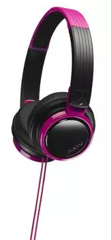 JVC Sealed Headphones Foldable DJ Youth Model Black Pink HA-S200-BP &
