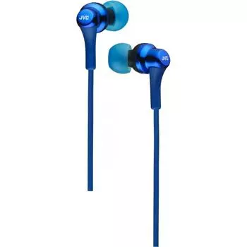 JVCKENWOOD JVC HA FX26 A проводные канальные наушники синего цвета