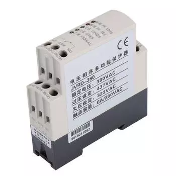 JVRD-380 Устройство контроля и управления напряжением реле последовательности фаз 380 В переменного тока