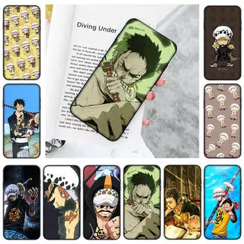 JW60Trafalgar Law Черный мягкий чехол для OPPO Reno 8 6 5 4 Pro Plus Find X3 A17 A3 A31 A38 A40 A53 A54 A55 A74 A76 A78 A77 A80 A94 A95 A96 Lite OPPO Find X3 Neo аэро